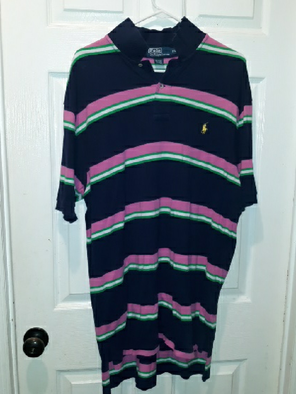 Ralph Lauren Vintage Horizontal Striped Polo Shirt